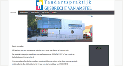 Desktop Screenshot of gijsbrechtvanamstel.nl